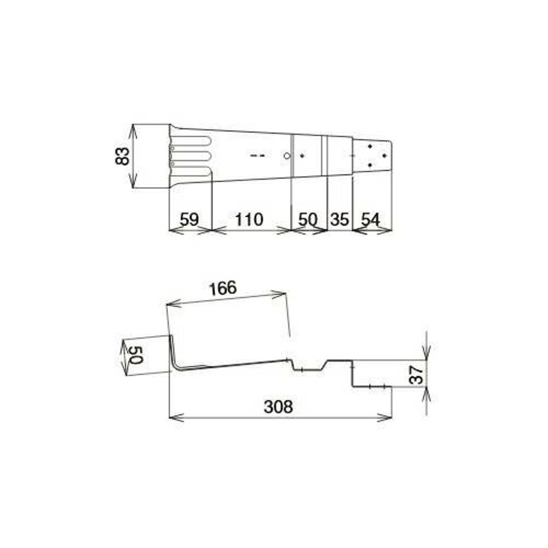 スワロー工業 S121 430ステン 生地 セラムF-1・F-2 兼用雪止 (100入) 0121650 LINEショッピング