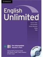 English Unlimited B1 Pre-intermediate Teacher's Pack (Teacher's Book with DVD-ROM) (1版) Adrian Doff  Cambridge