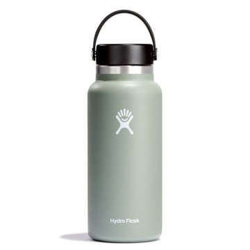 【線上體育】HYDRO FLASK 32oz 寬口真空保溫鋼瓶 灰綠 946ml HFW32BTS374