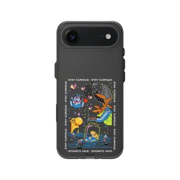 iPhone Air Clear (相機按鈕) 酷墨灰 - 迪士尼-經典系列 Disney Classics - 愛麗絲夢遊仙境 Alice in Wonderland - Stay Curious