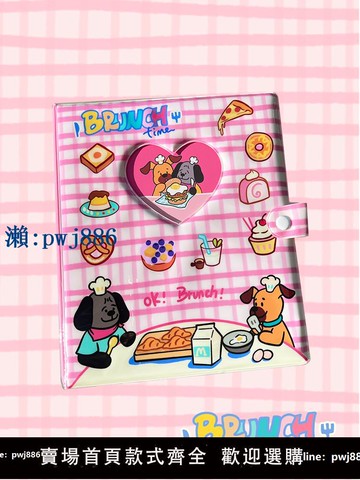 【物美價廉】鍋仔丁【大A5活頁相冊】6孔brunch主題原創mini拍立得sqwide通用
