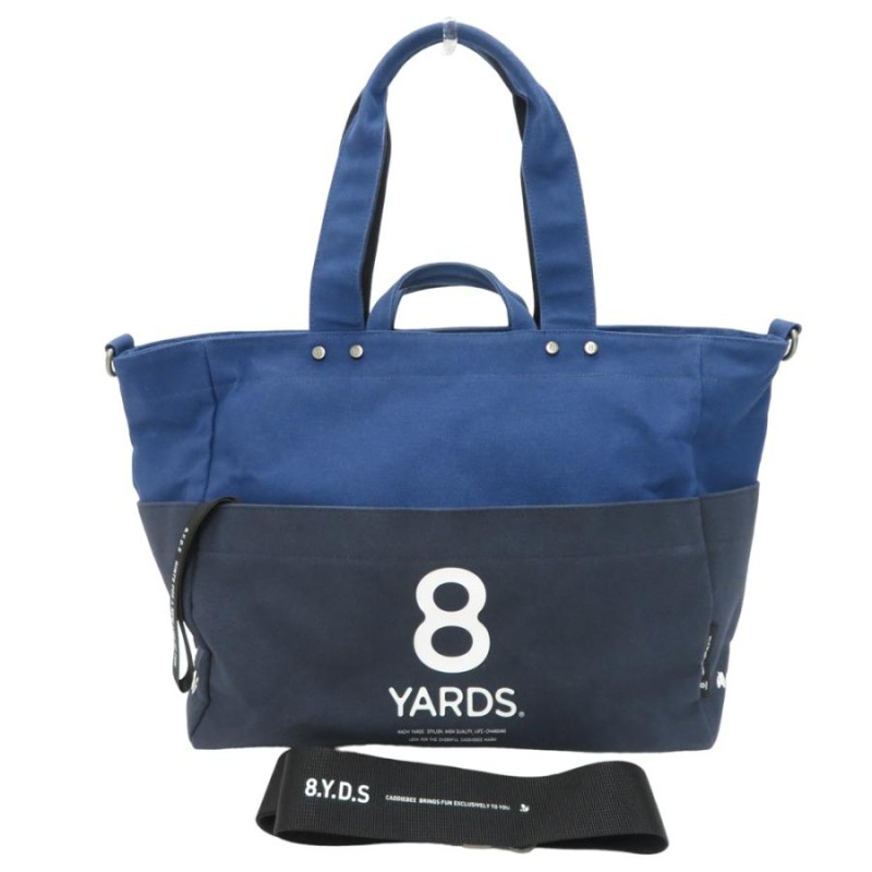 8YARDS ハチヤーズ トートバッグ BAKUBAG ネイビー系 ゴルフウェア 