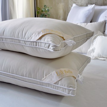 La Belle 銅離子枕 立體車邊 輕柔Q彈 抗菌 45x75cm 可水洗 枕頭 格蕾寢飾