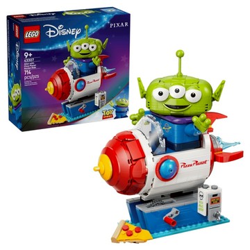 LEGO 迪士尼系列 Alien with Pizza Planet Rocket Ride 三眼怪和披薩星球火箭 43307  1個