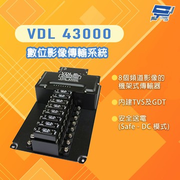 昌運監視器 VDL43000 影像傳輸系統 IP攝影機遠距單軸傳輸(請來電洽詢)