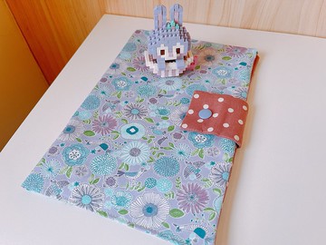 媽媽手冊套/寶寶手冊/虎寶寶-粉紫碎花