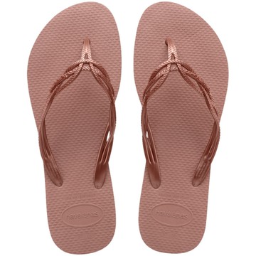 havaianas 哈瓦士 巴西人字拖 女款 Flash sweet 番紅玫瑰 涼鞋 夾腳拖 海灘鞋【南風百貨】