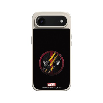 iPhone Air SolidX 貝殼灰 - 迪士尼-漫威 Marvel - 死侍與金鋼狼-Logo