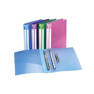 Flying 雙鶖牌 NO.3410 A4 冰彩圓型1吋四孔夾/檔案夾 310x258x40mm X 12個入