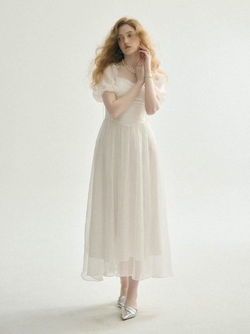 Minerva Ribbon Long Dress