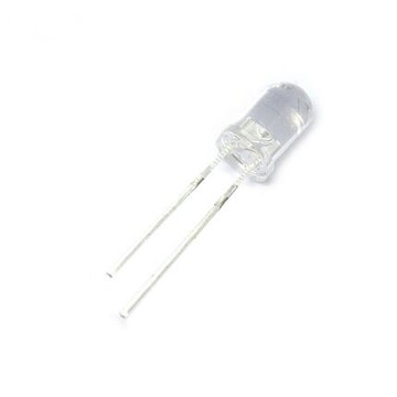 伯朗 5MM白發白光LED燈 白光 5mm發光二極管LED白色 F5高亮 50只