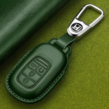 專用于2024款本田URV鑰匙套urv370TURBO尊享版尊耀黑爵士版真皮包