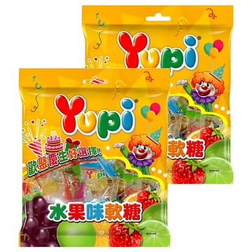 Yupi 水果味軟糖 歡樂慶生好選擇  170g  2袋