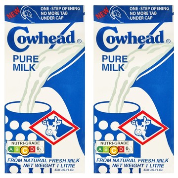Cowhead 田園 全脂保久乳  1L  2瓶