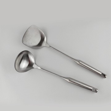 鍋鏟鍋勺 不銹鋼大湯勺 家用廚房深湯勺加厚加長柄盛粥勺烘焙工具1入