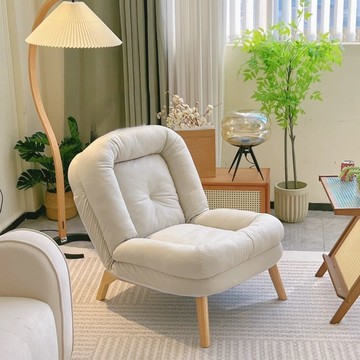 懶人沙發單人沙發椅臥室午休小戶型休閑躺椅ins少女心日式懶人椅 b7311