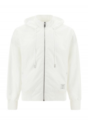 Thom Browne - Windproof Jacket - Mens - White