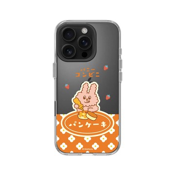 iPhone 16 Pro Clear Case（相機按鈕） 透明 - Bunni Konbiny - 喫茶甜點時光
