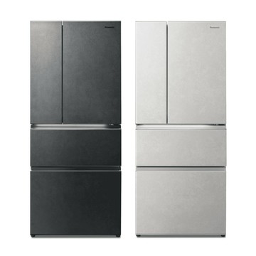 【Panasonic】610L四門日系上質系列 無邊框岩板玻璃電冰箱 (NR-D615XGS)(墨岩黑/雪岩白)