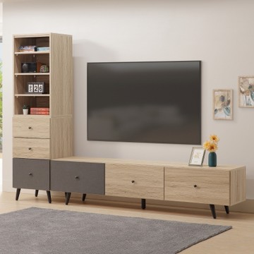 MUNA家居  米奇7.6尺L櫃(B222+B223+B226) 226X40X164.5cm