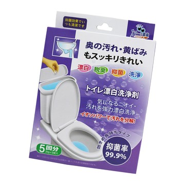 一品川流 日本監製 馬桶漂白清潔錠-20g-5錠x1組