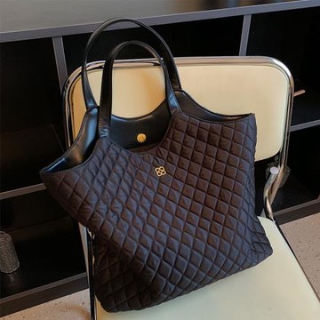 大容量手提包包女2025新款潮高級感牛津布菱格托特包時尚秋冬大包