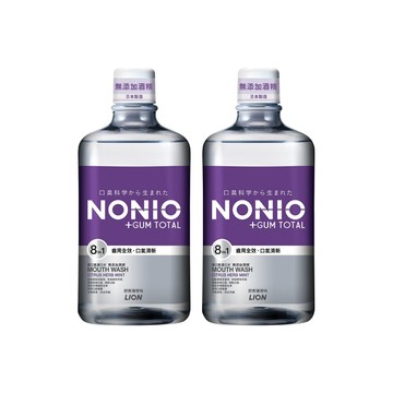 LION NONIO終結口氣全效薄荷漱口水1000ml(2入)