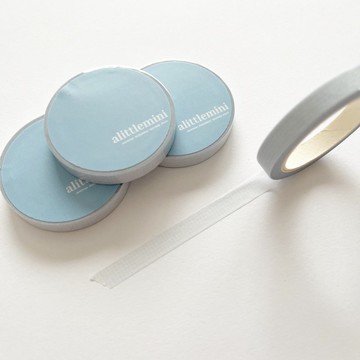 7mm 紙膠帶 奶藍色