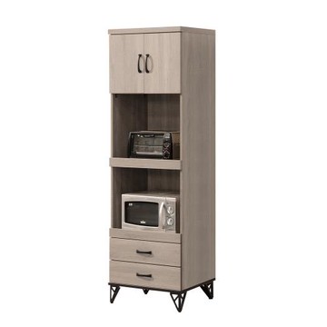 【唯熙傢俱】漢德淺灰橡色2尺電器櫃