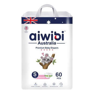 aiwibi 愛薇彼 森語棉黏貼型紙尿褲 4~8kg  S  60片