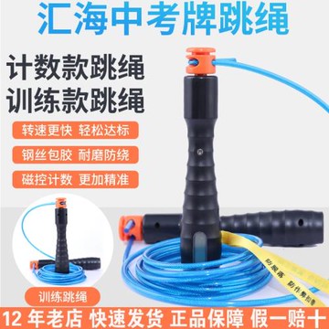 匯海中考專用跳繩中小學生體育考試訓練專業比賽計時計數鋼絲跳繩