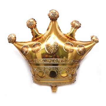 [Hare.D] 金色皇冠 鋁膜氣球 72*78公分 生日快樂 場景裝飾 用品 房間 派對 佈置