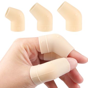 大友los2108硅膠護指套足療足浴沐足技師按摩手指套頂角加厚防止起繭開裂手指