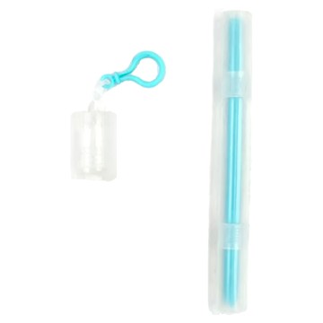 A Plastic Project 吸吸管套裝，含粗細吸管，收納管，清潔罐，掛鉤  1組