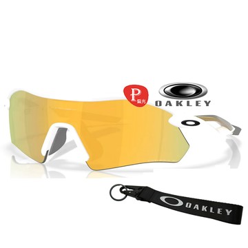 【OAKLEY】奧克利 Radar plate 亞洲版 輕量運動偏光太陽眼鏡 OO9495D 05 白框Prizm24K偏光鏡片 公司貨