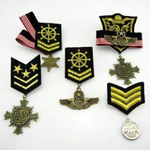 ワッペン エンブレム 海軍風バッジ 5個セット 通販 Lineポイント最大7 0 Get Lineショッピング