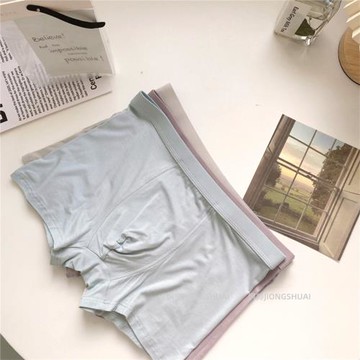 夏日男士內褲棉新款男生寬松四角褲寬松青少年男孩短褲衩潮