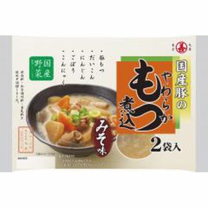 丸善 国産豚のやわらかもつ煮込 みそ味 2袋×6入