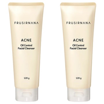 FRUSIRNANA 美膚娜娜 ACNE控油抗痘潔顏乳 120g 添加山竹 蓮霧精萃 水楊酸 鳳梨酵素 辣木籽 IPMP繖花醇 台灣製造  2條