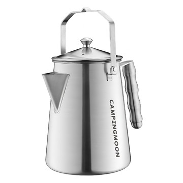 Campingmoon 柯曼 手沖咖啡壺 SW-6  銀色  1.5L  1個