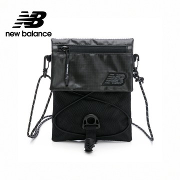 【New Balance】 NB 斜背帶隨身包_中性_灰黑色_LAB51534BK