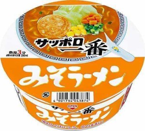 サッポロ一番 みそラーメン どんぶり 77g×12個