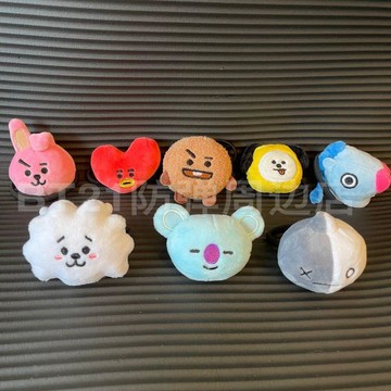 ✨臺灣出貨✨BT21發繩髮圈bts防彈少年團韓國同款周邊原廠直出帶標籤頭繩可愛