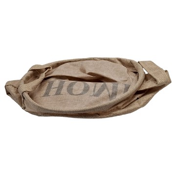 JOSIC 圓筒摺疊棉麻收納籃  23 x 20cm  編織淺棕色  2個