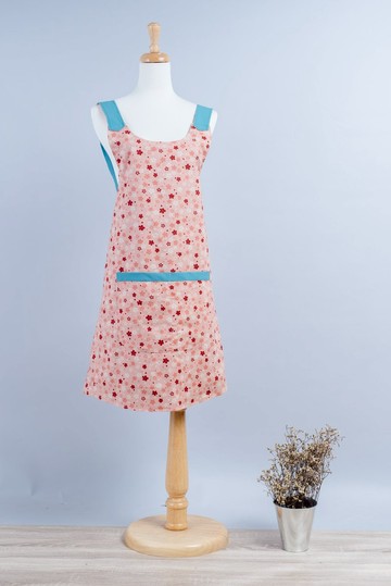 雙面圍裙-櫻花 圍裙 母親 手作 無毒