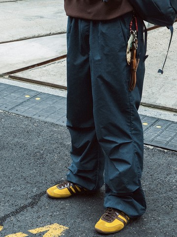 Pigment Nylon Pants _ Dark Blue