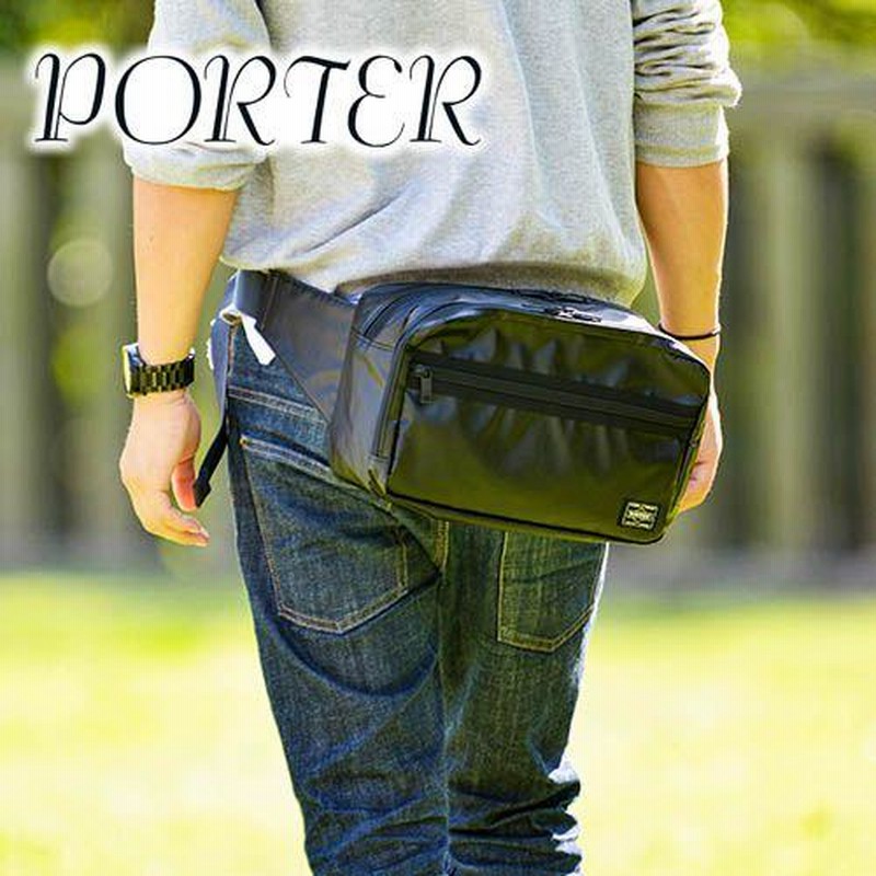 ポーター タクティカル ウエストバッグ 654-07074 ボディバッグ 吉田カバン PORTER TACTICAL 斜めがけ WAIST BAG 2層 メンズ レディース