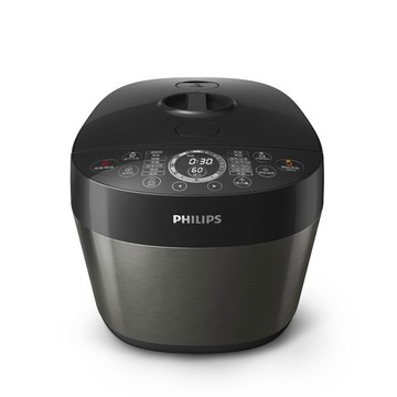 PHILIPS 飛利浦 Viva Collection 雙重溫控智慧萬用鍋5L-鈦灰黑 (HD2141/50)｜領券最高折$220