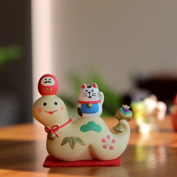 【Yourtableware】Decole Concombre 蛇年限定 萬福乘蛇 招財 招福 辦公桌療癒小物