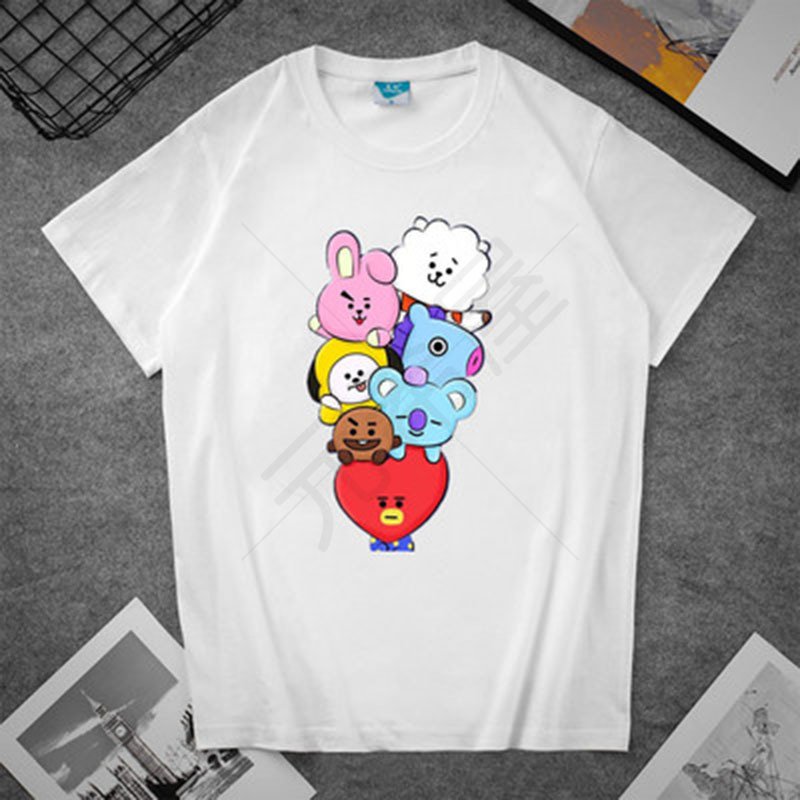 新品 BTS(防弾少年団 BT21 BTS グッズ 服 Tシャツ KPOP 半袖 打歌服 周辺応援服 グッズ レディース メンズ 男女兼用 春夏Tシャツ  韓流グッズ 通販 LINEポイント最大1.0%GET | LINEショッピング